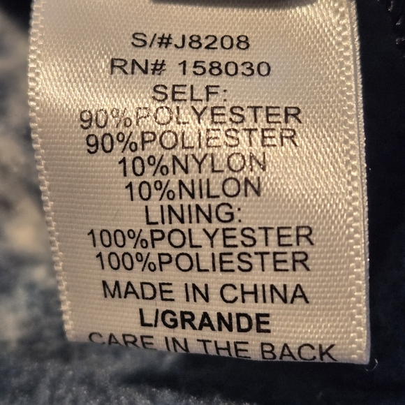 Love Tree Women's L Reversible Wide Wale Corduroy and Flannel Shacket Pockets - Picture 16 of 16